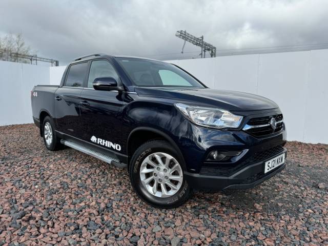 SsangYong Musso 2.2 Double Cab Pick Up Rhino 4dr Auto AWD Pick Up Diesel Blue