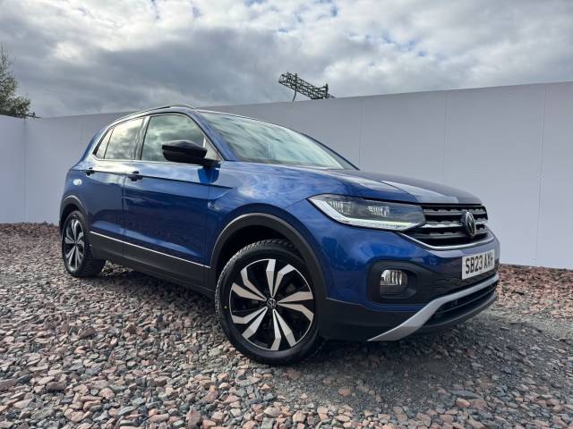 Volkswagen T-cross 1.0 TSI Black Edition 5dr Hatchback Petrol Blue