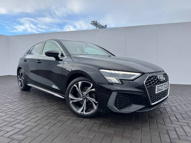 Audi A3 1.0 30 TFSI S Line 5dr S Tronic Hatchback Petrol Black