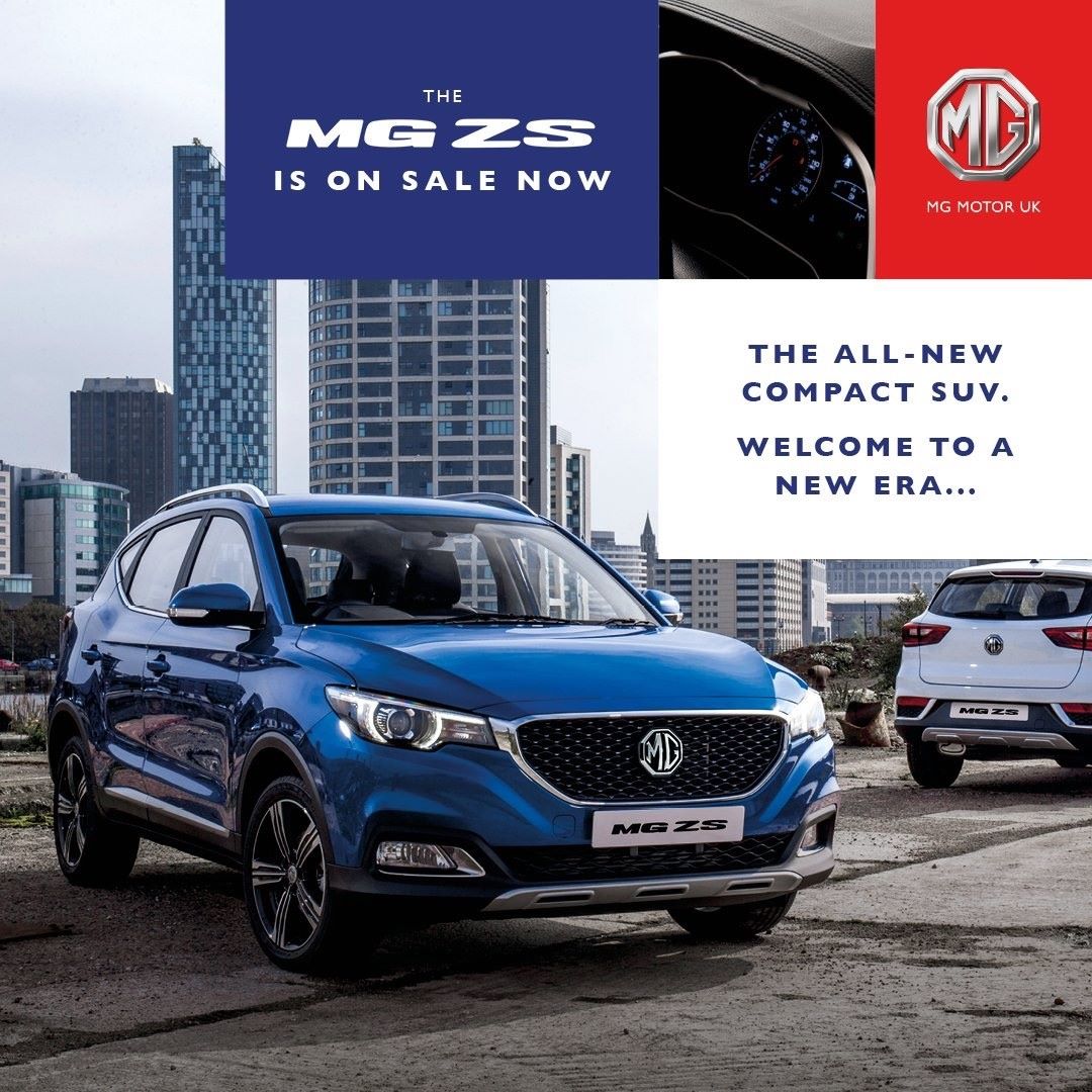 New MG ZS Now On Sale With 7 year/80,000 Miles Warranty!