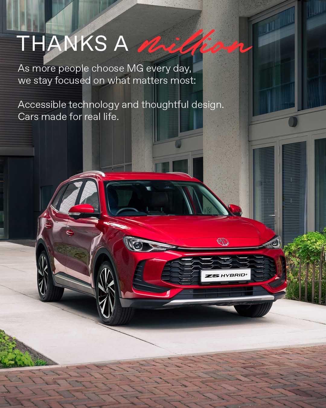 MG Celebrates One Million Deliveries Milestone