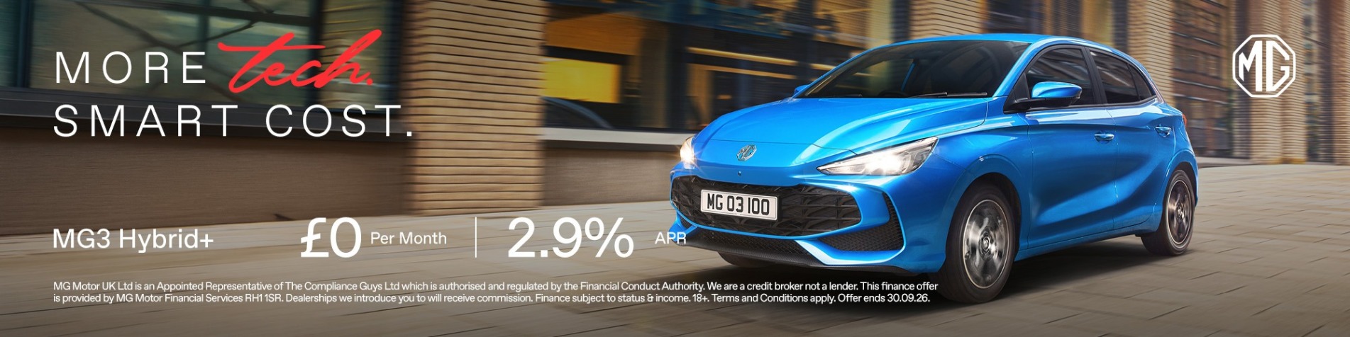 MG3 Hybrid Q3 Banner
